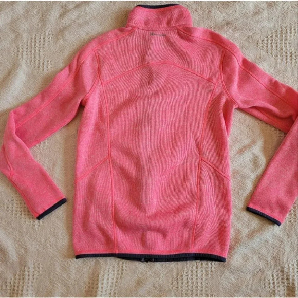 Columbia Pink and Grey Fleece Zip up - Picture 3 of 12